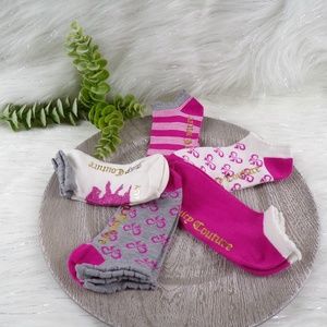Juicy Couture Girls Fashion Ankle Socks 5 …